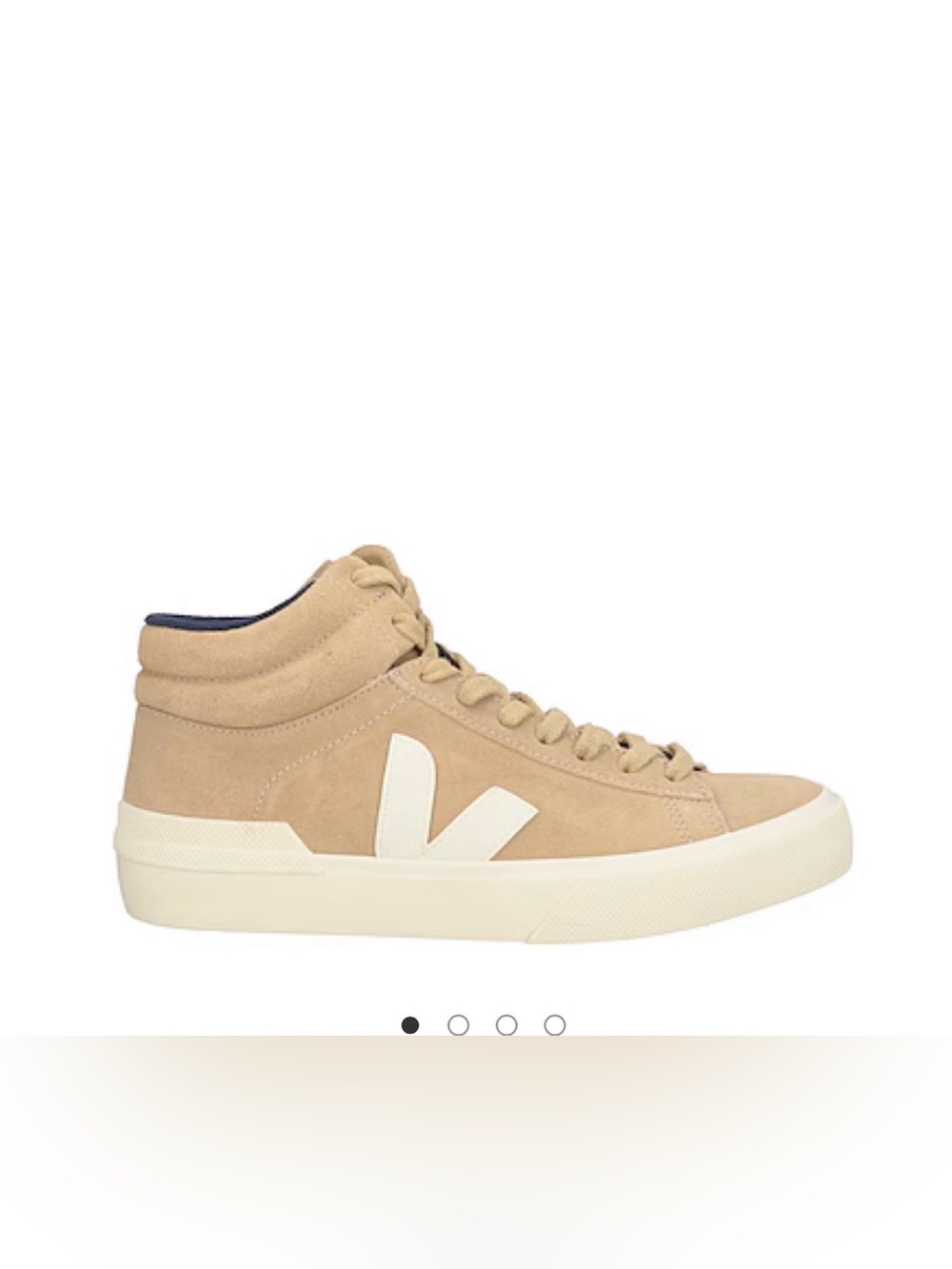 Veja Tan Suede High-Top Sneakers - Casual Everyday Style